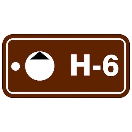 Accuform Energy Source ID Tag, H-6, 1.5inx3in, Plastic, 5PK TDF506VPM
